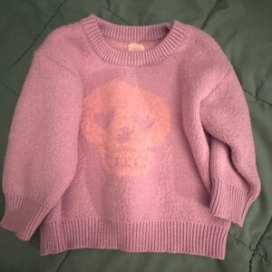 FANCY SHMANCY BABY Lilac Skull Kids Sweater